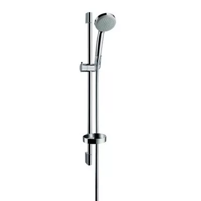 Hansgrohe Croma 100 Mono zuhanyszett fali rúddal 65 cm 27717000 műszaki rajz