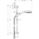 Hansgrohe Croma Classic 100 zuhanyszett 0,65 m 27769000
