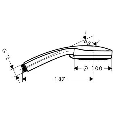 Hansgrohe Croma 100 Vario kézizuhany króm (28537000)
