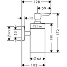 Hansgrohe Logis szappanadagoló üveg betéttel króm (40514000)