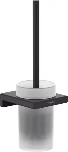 Hansgrohe AddStoris Q WC kefe tartó – matt fekete, fali rögzítésű (HG-41752670)