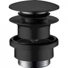Hansgrohe mosdó és bidé leeresztő ClickClack 5/4 col matt fekete HG-50100670 rajza