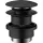 Hansgrohe mosdó és bidé leeresztő ClickClack 5/4 col matt fekete HG-50100670 rajza
