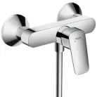 Hansgrohe Logis egykaros zuhanycsaptelep króm 71600000 műszaki rajz