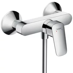 Hansgrohe Logis egykaros zuhanycsaptelep króm 71600000 műszaki rajz
