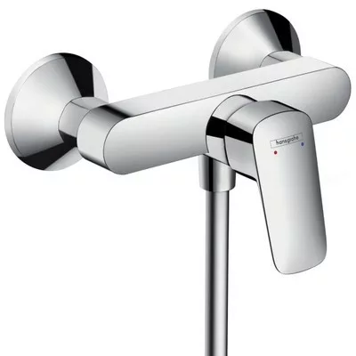 Hansgrohe Logis egykaros zuhanycsaptelep króm 71600000 műszaki rajz