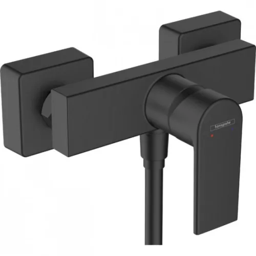 Hansgrohe Vernis Shape egykaros zuhanycsaptelep fekete HG-71650670 kép