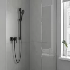 Hansgrohe Vernis Shape egykaros zuhanycsaptelep fekete HG-71650670 kép