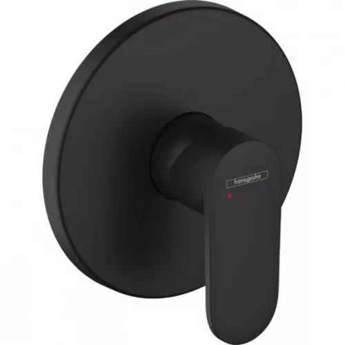 Hansgrohe Vernis Blend süllyesztett zuhanycsaptelep fekete HG-71667670 rajza