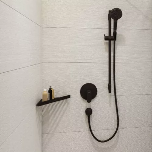 Hansgrohe Vernis Blend süllyesztett zuhanycsaptelep fekete HG-71667670