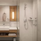 Hansgrohe Vernis Shape süllyesztett zuhanycsaptelep fekete HG-71668670