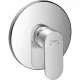 HANSGROHE Rebris S süllyesztett zuhany csaptelep matt fekete HG-72667670 rajz