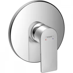 HANSGROHE Rebris E süllyesztett zuhany csaptelep matt fekete HG-72668670 rajza