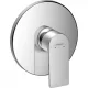 HANSGROHE Rebris E süllyesztett zuhany csaptelep matt fekete HG-72668670 rajza