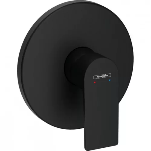HANSGROHE Rebris E süllyesztett zuhany csaptelep matt fekete HG-72668670 rajza