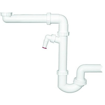 Hl 126/50 helytakarékos mosogató szifon 6/4 col 50 mm csatlakozóval (HL126-50)