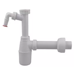   HL mosdó szifon 5/4 colos 30 mm csővel csatlakozóval (HL132-1-30)