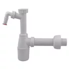 HL mosdó szifon 5/4 colos 40 mm csővel csatlakozóval (HL132-1-40)