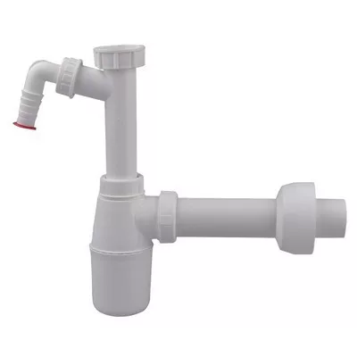 HL mosdó szifon 5/4 colos 40 mm csővel csatlakozóval (HL132-1-40)