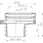 HL 200/90 WC csatlakozó excenteres 90 mm (HL200-90)