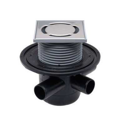 HL 304 oldalsó kifolyású padlólefolyó műanyag (HL304)