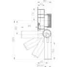 HL 430/40 vizelde szifon 40 mm elfordítható (HL430-40)