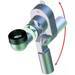 HL 431/40 vizelde szifon 40 mm elfordítható (HL431-40)