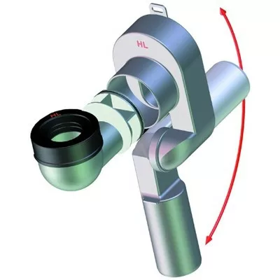 HL 431/40 vizelde szifon 40 mm elfordítható (HL431-40)