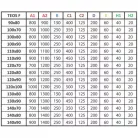 RADAWAY Teos F szögletes zuhanytálca szifonnal 90x80 fekete HTF9080-54