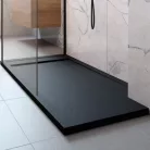 RADAWAY Teos F szögletes zuhanytálca szifonnal 90x80 fekete HTF9080-54 rajza1