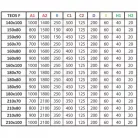RADAWAY Teos F szögletes zuhanytálca szifonnal 90x80 fekete HTF9080-54