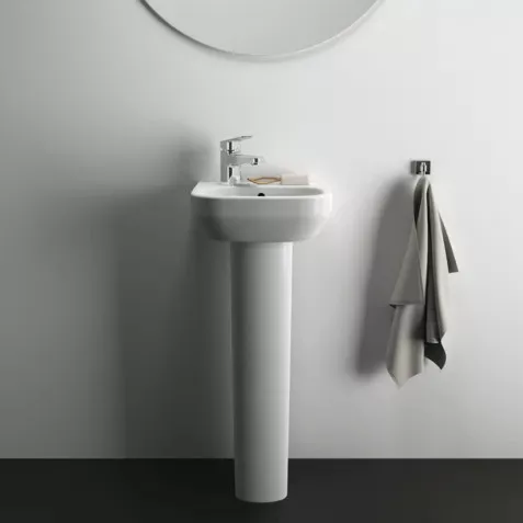 Ideal Standard I.LIFE A kézmosó bal oldali csaplyukkal 35×30 cm.ó, fehér (T470901)
