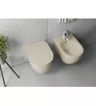 Isvea INFINITY fali bidé, 36,5x53cm, csont fehér