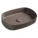 Isvea INFINITY OVAL kerámiamosdó, 55x36cm, taupe