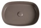 Isvea INFINITY OVAL kerámiamosdó, 55x36cm, taupe