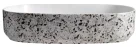 Isvea INFINITY OVAL kerámiamosdó, 55x36cm, terrazzo