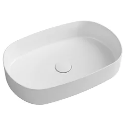 Isvea INFINITY OVAL kerámiamosdó, 55x36cm, matt fehér