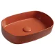 Isvea INFINITY OVAL kerámiamosdó, 55x36cm, terrakotta