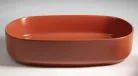 Isvea INFINITY OVAL kerámiamosdó, 55x36cm, terrakotta