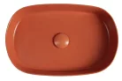 Isvea INFINITY OVAL kerámiamosdó, 55x36cm, terrakotta