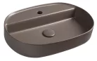 Isvea INFINITY OVAL kerámiamosdó, 60x40cm, taupe