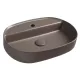 Isvea INFINITY OVAL kerámiamosdó, 60x40cm, taupe