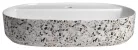 Isvea INFINITY OVAL kerámiamosdó, 60x40cm, terrazzo
