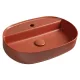 Isvea INFINITY OVAL kerámiamosdó, 60x40cm, terrakotta