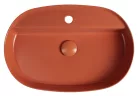 Isvea INFINITY OVAL kerámiamosdó, 60x40cm, terrakotta