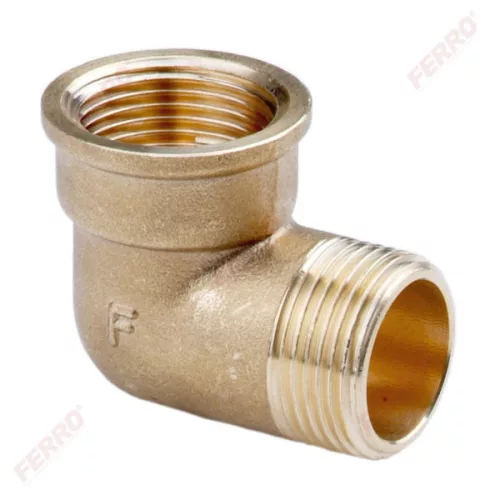 Sárgaréz könyök 3/8", kb (K09Z)