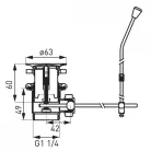 Ferro K39TW műanyag automata leeresztő szett króm (K39TW)