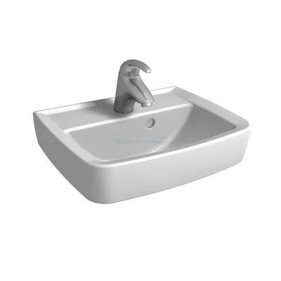 Kolo Rekord szögletes beépíthető mosdó csaplsukkal 50 cm fehér (K91952000)
