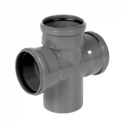   Pipelife PVC lefolyó 3 AGU KERESZTIDOM RAGASZTÓ tokos (KAEAY3X110X87R)