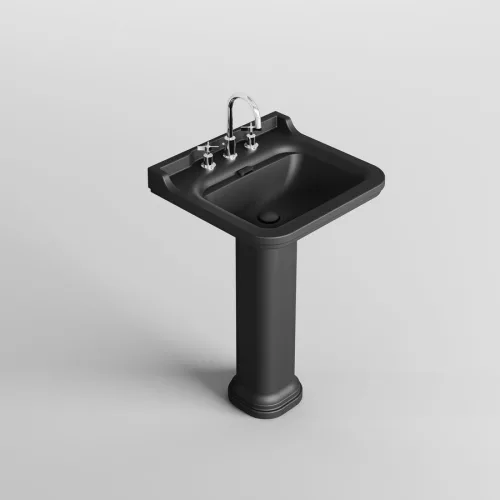 Kerasan WALDORF Univerzális láb, 60-80cm, matt fekete